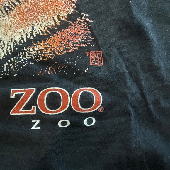 VINTAGE 90S SAN DIEGO ZOO TIGER T- SHIRT SIZE LARGE L - Picture 4 of 6